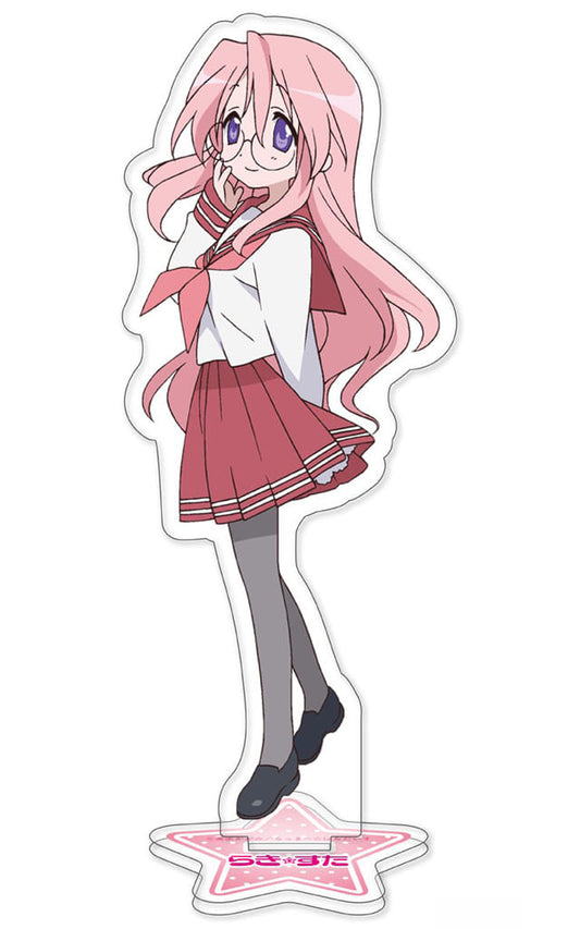 Lucky Star Miyuki Takara Standing Illustration Acrylic Stand (Used)
