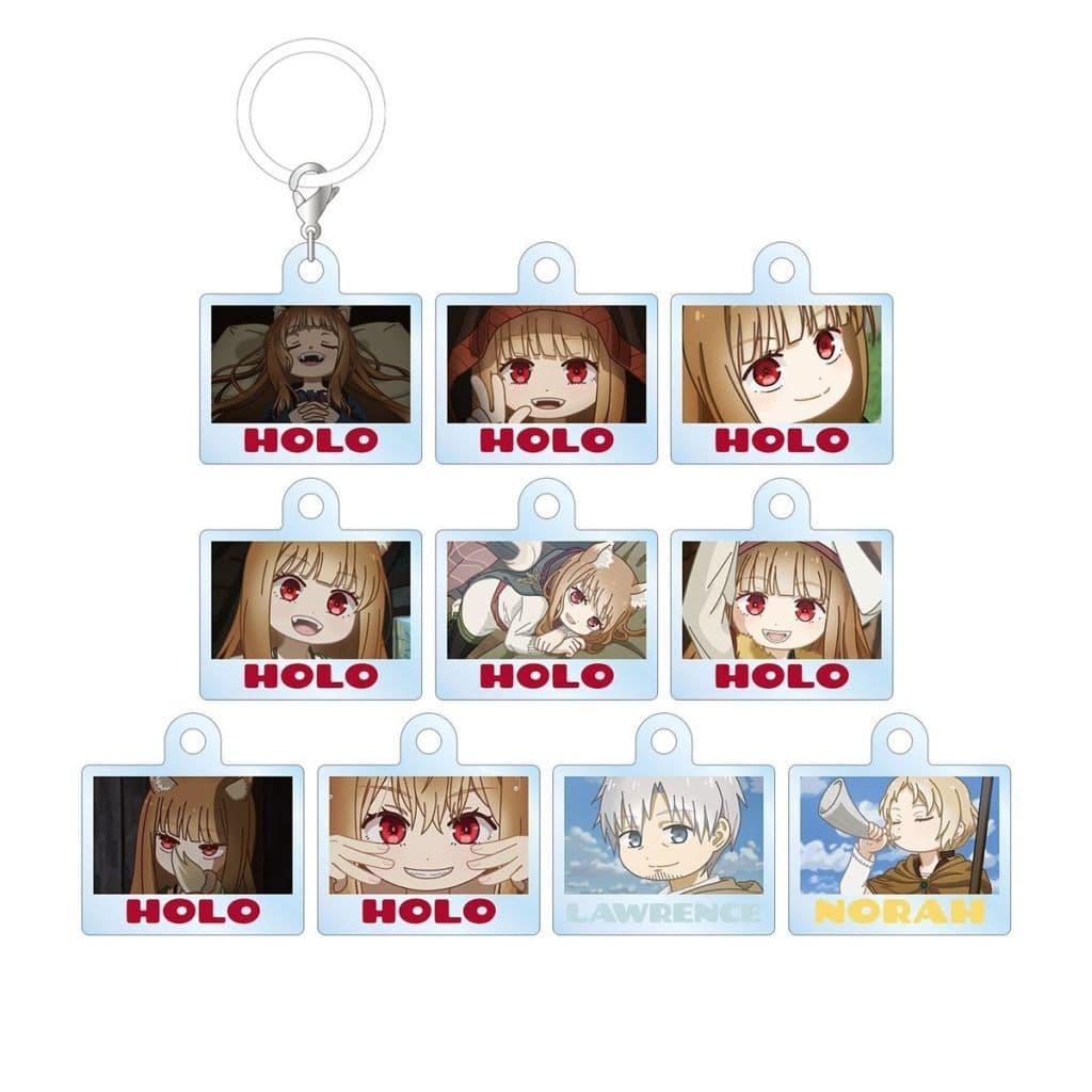 Spice and Wolf Trading Yurukoma Mini Acrylic Charm Blind Box - Holo Craft, Lawrence, Nora, Arent Key Chain (Arma Bianca)