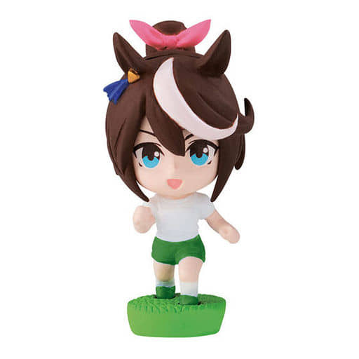 Tokai Teio Green Umamusume Pretty Derby Hug Cot Ready to Race 2 Trading Figure (Pre-owned) - Bandai