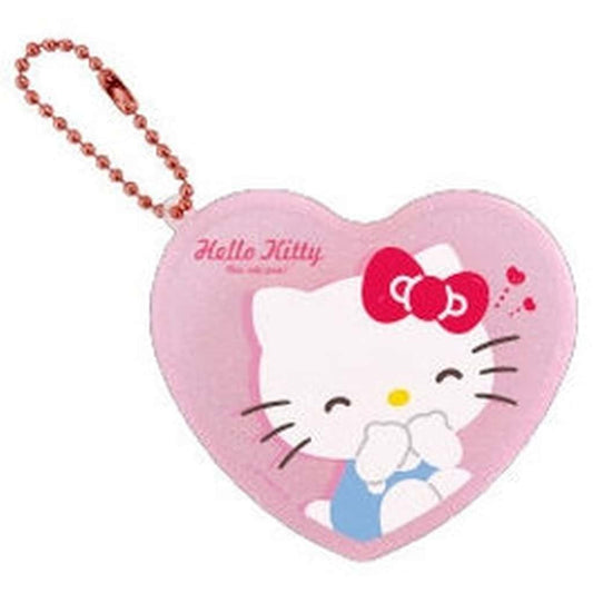 Sanrio Characters Hello Kitty Secret Heart Mirror Keychain (Sanrio Characters) Hello Kitty - Tees Factory
