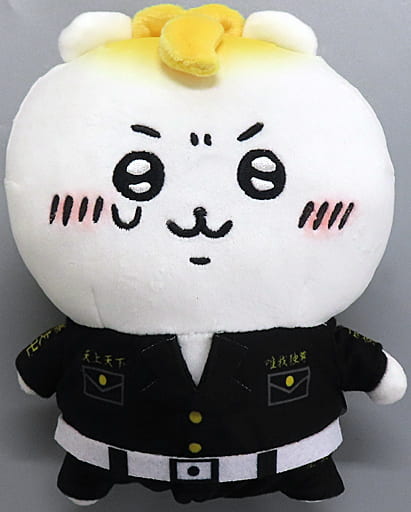 Chiikawa Plush Doll (Pre-owned) Chiikawa Tokyo Revengers Collab TSUTAYA Exclusive, approx. 17 cm