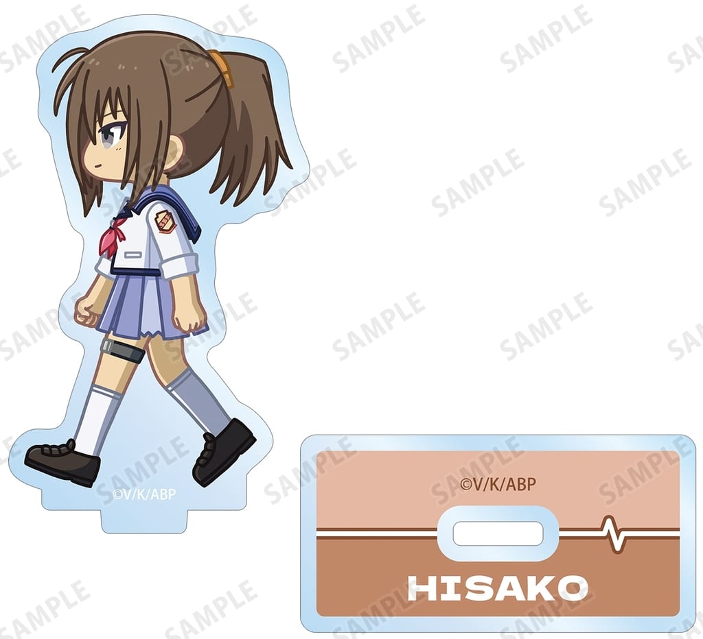 Angel Beats! Hisako Trading Chibitoko Acrylic Stand Arma Bianca