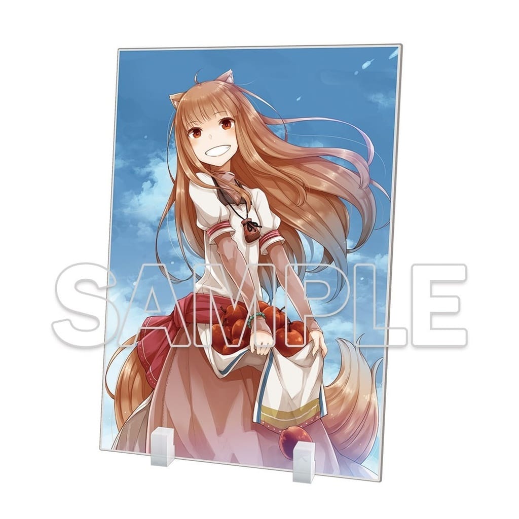 Spice and Wolf Big Acrylic Plate Holo POP UP SHOP Official Goods - KADOKAWA (Pre-owned)