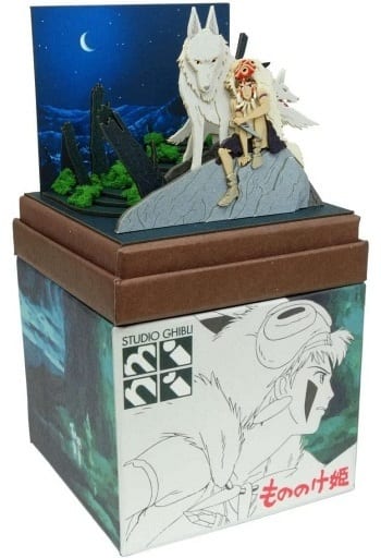 Studio Ghibli mini Princess Mononoke Night of Decision Miniature Kit Studio Ghibli Series - Sankei (Pre-owned)