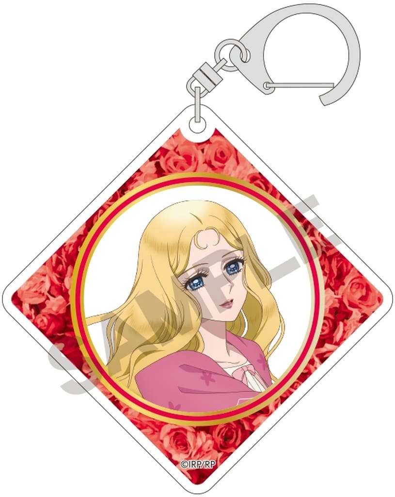 The Rose of Versailles Marie Antoinette Trading Acrylic Keychain Casual Clothes Ver. Pre-owned