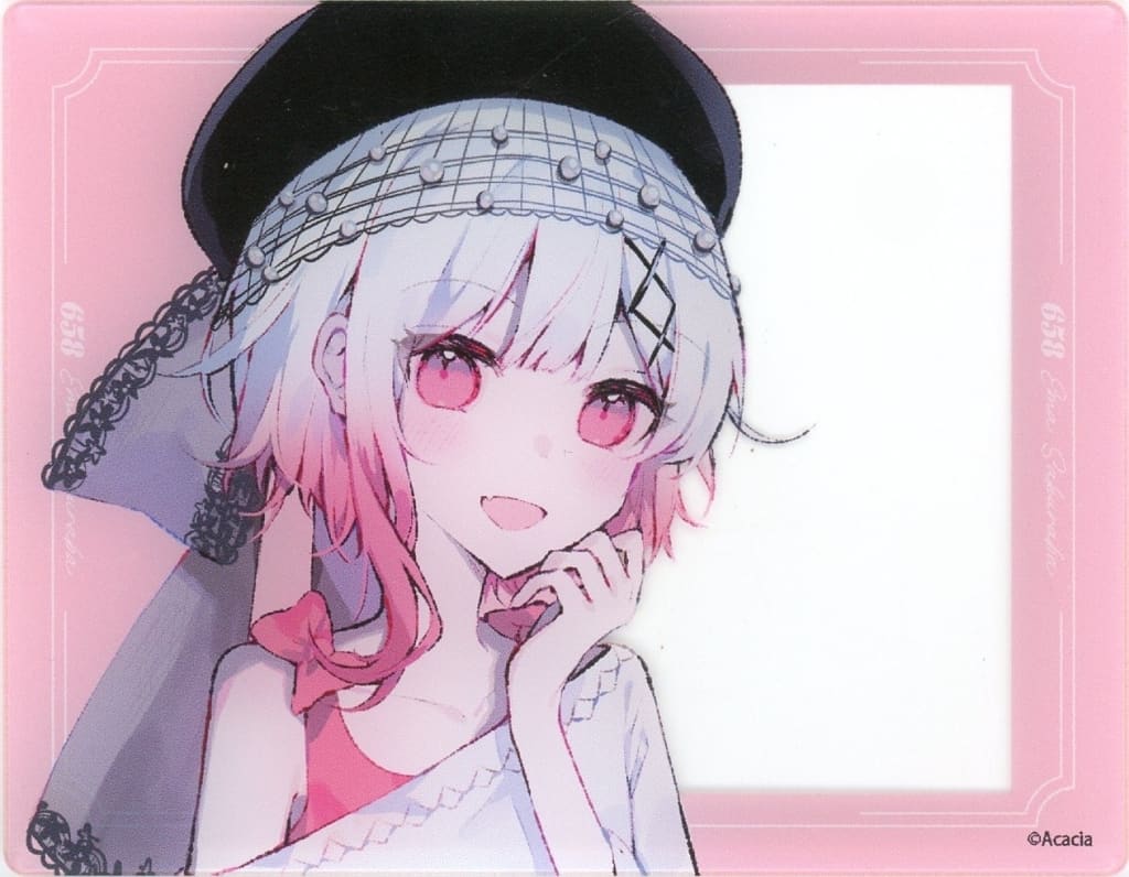 Magical Girl Witch Trials Ema Sakuraba POP UP STORE 01 Dark Girly Fashion Ver. Acrylic Card - A3