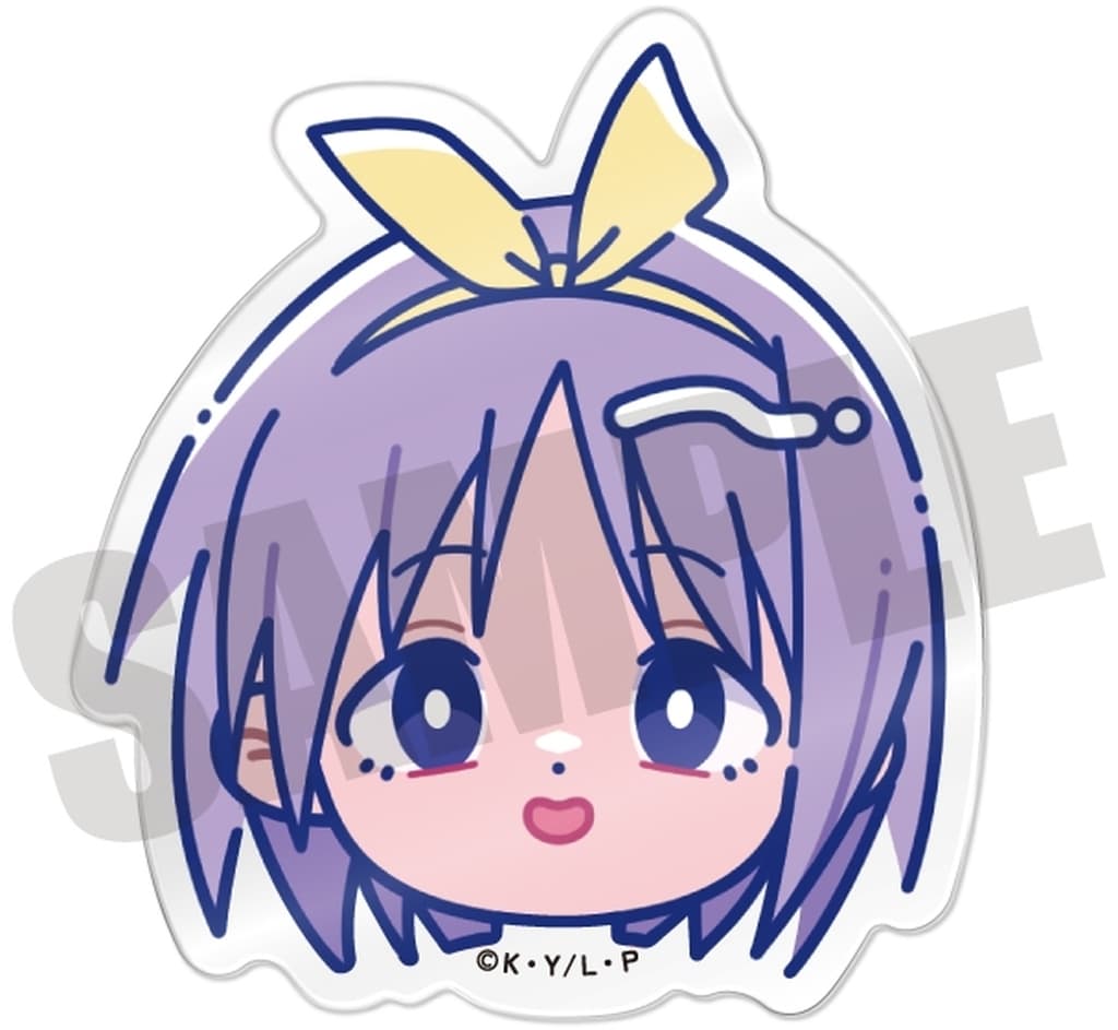 Lucky Star Tsukasa Hiiragi Nyutoro Face Clip Acrylic Goods - MENEGI