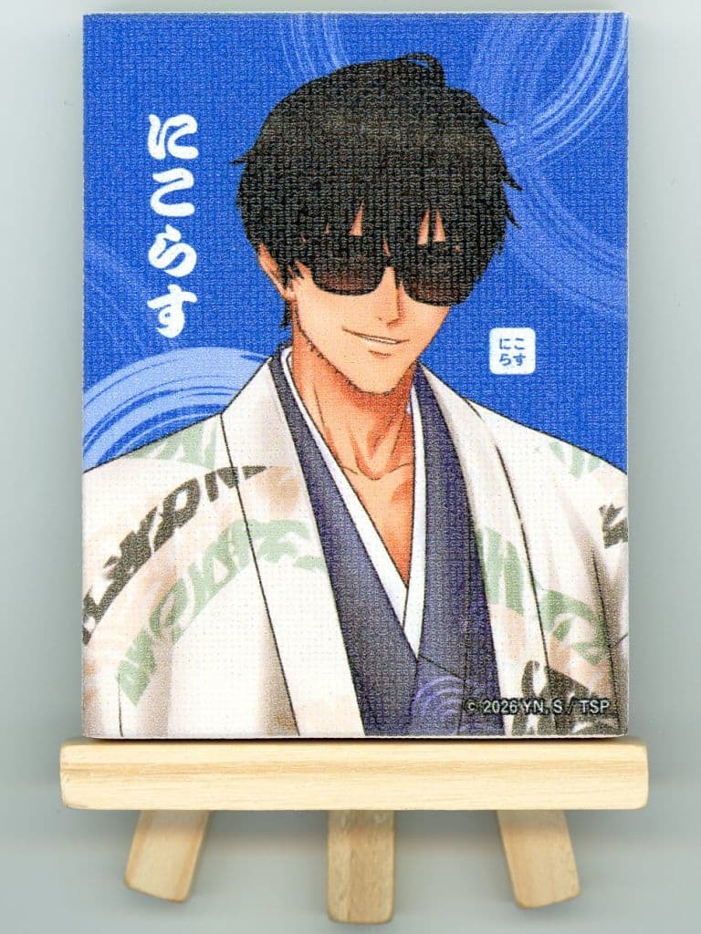 Trigun Nicholas D. Wolfwood TaS 10th Anniversary Ver. Mini Canvas Magnet with Easel - Pre-owned