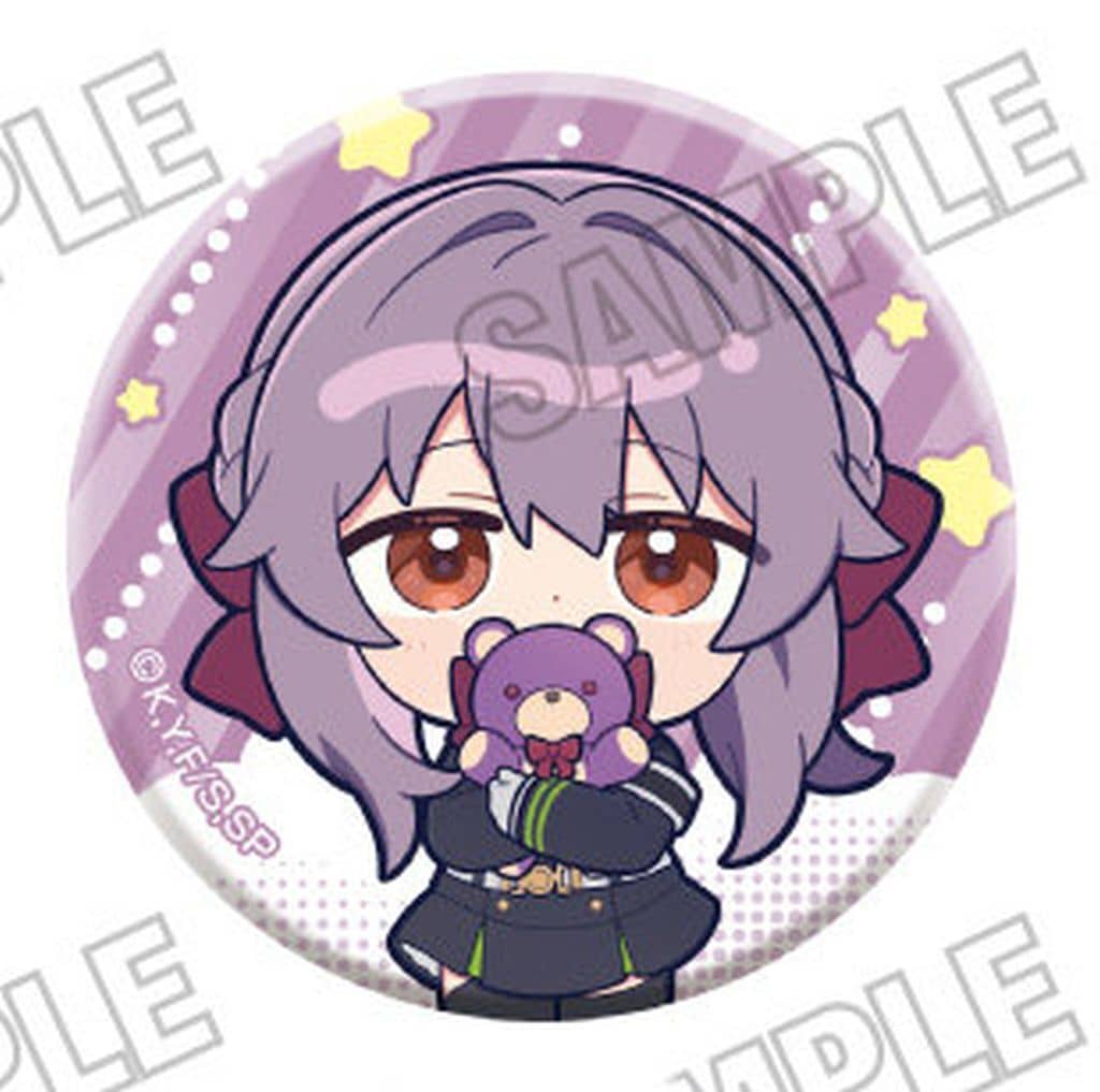 Seraph of the End Shinoa Hiragi Pop Up Shop Mini Character Can Badge Collection - Medicos Entertainment (Pre-owned)