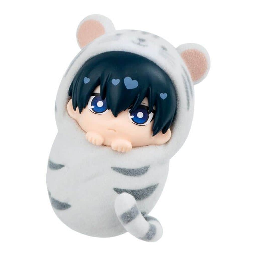 Blue Lock Yoichi Isagi Punitop Fluffy Swaddle Mascot Plush - Bandai