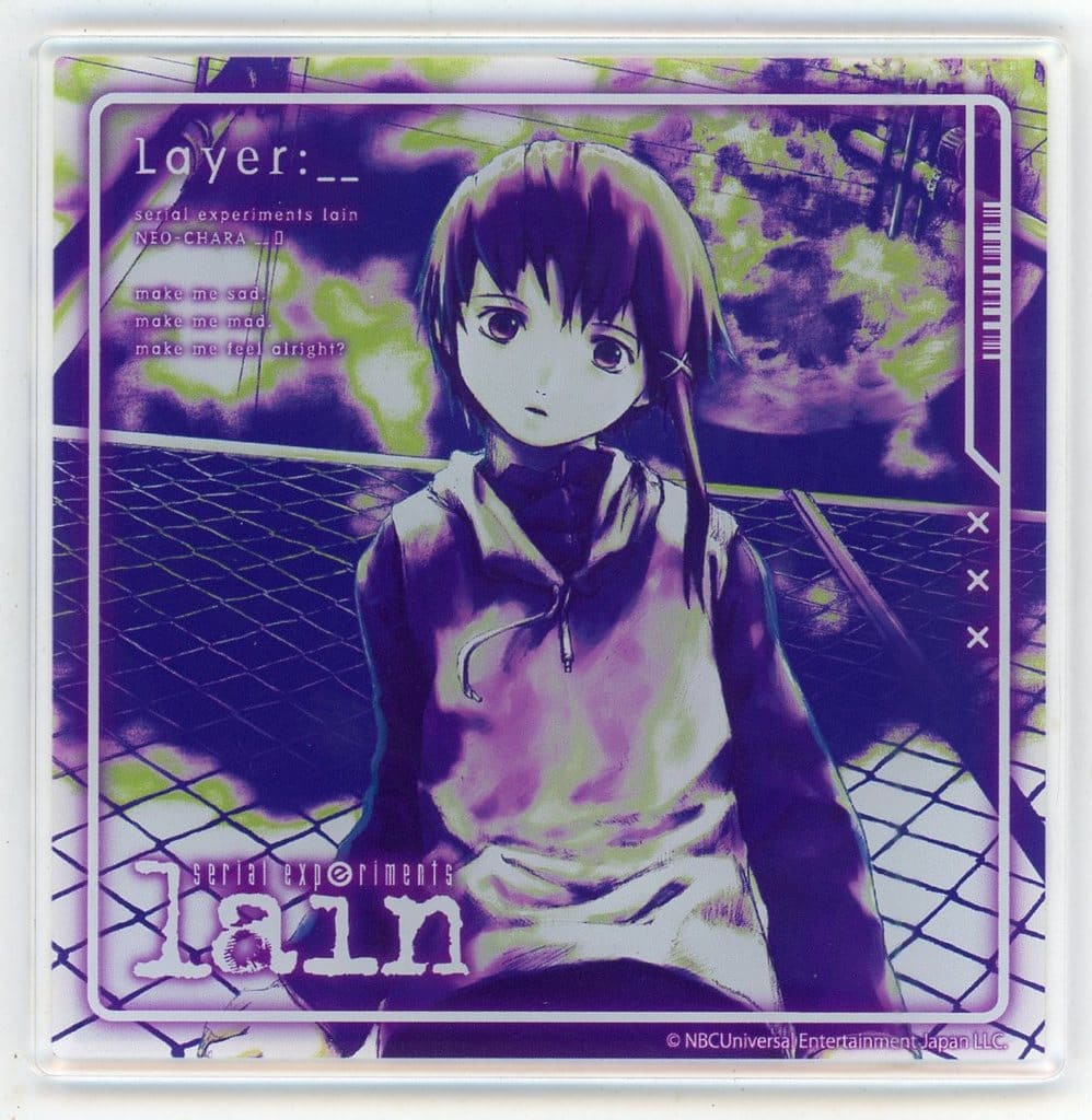 Serial Experiments Lain Lain Iwakura DMM Scratch! NEO-CHARA Acrylic Magnet - DMM.com