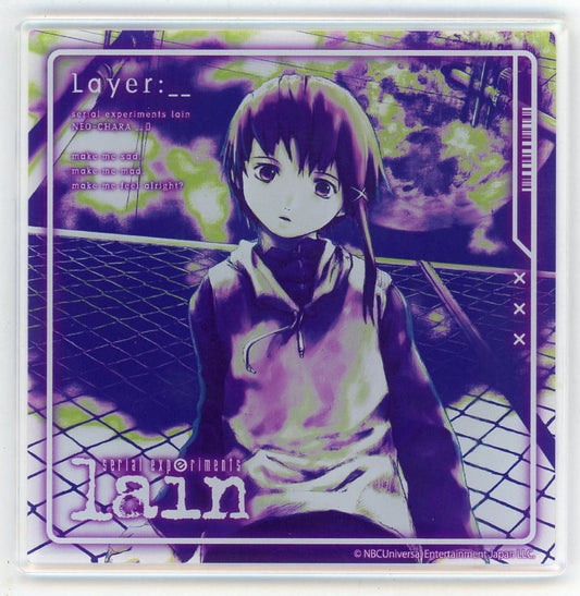 Serial Experiments Lain Lain Iwakura DMM Scratch! NEO-CHARA Acrylic Magnet - DMM.com