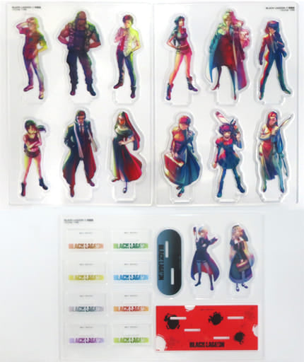 Black Lagoon 14-Piece Acrylic Stand Set