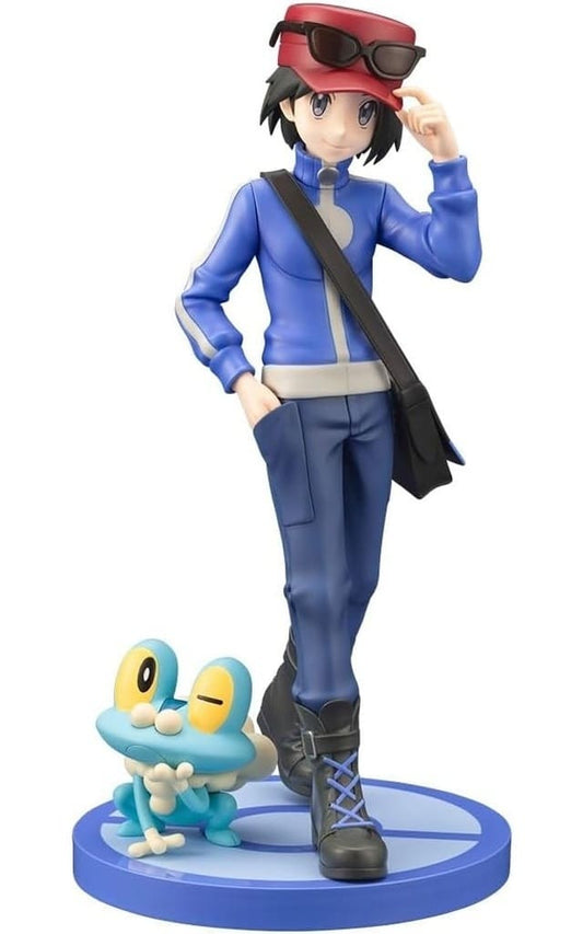 Pokémon Calem Froakie ARTFX J 1/8 Scale Figure - Kotobukiya