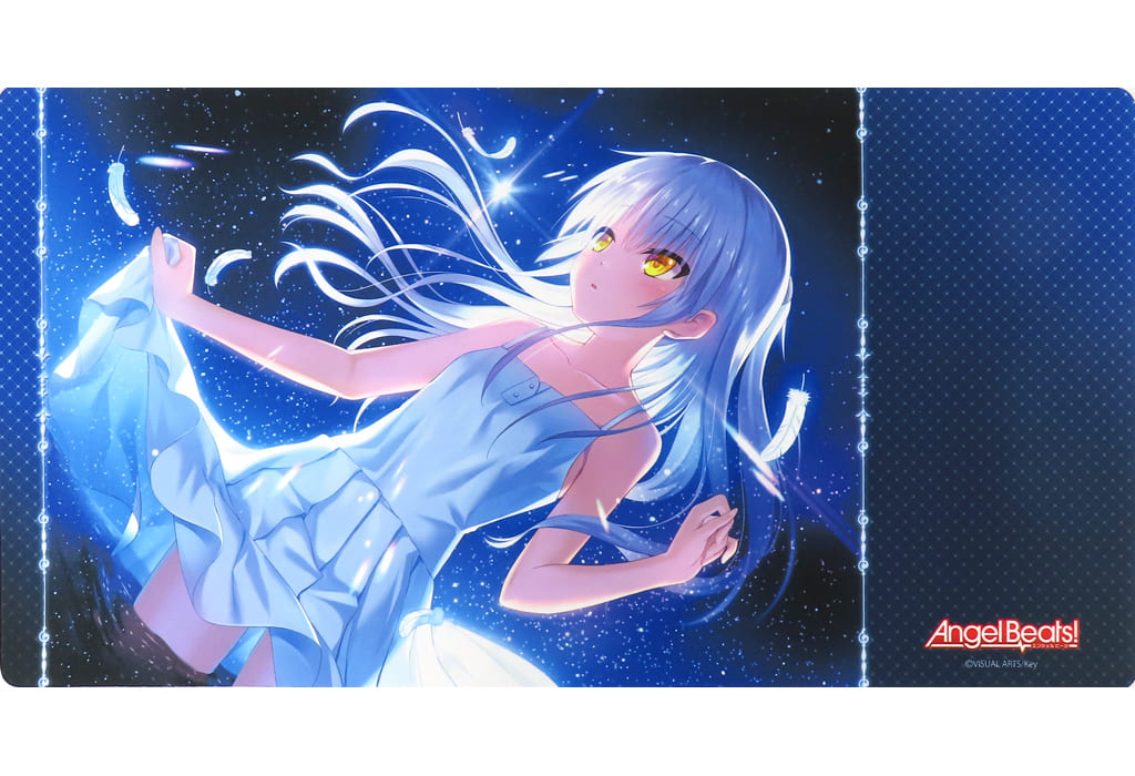 Angel Beats! Rubber Play Mat Slim Trading Card Item Lottery EX Key Vol. 2 Prize B-2 Playmat - Broccoli
