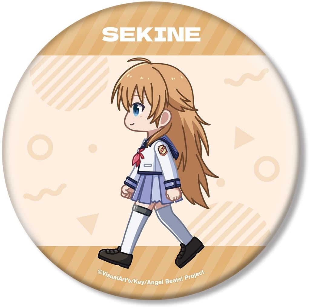Angel Beats! Chibitoko BIG Can Badge Sekine - Arma Bianca