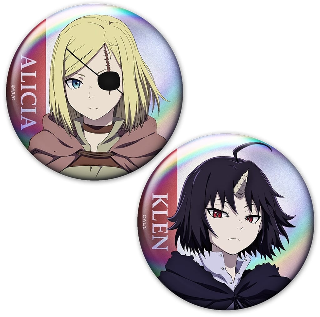 Clevatess Alicia & Klen Hologram Can Badge Set (2-Piece)