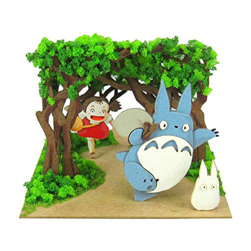 Studio Ghibli Mini My Neighbor Totoro Secret Tunnel Miniart Paper Craft Kit Totoro Studio Ghibli Series - sankei