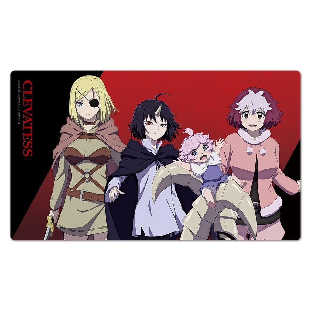 Clevatess Alicia, Klen, Luna & Nelluru Character Rubber Mat