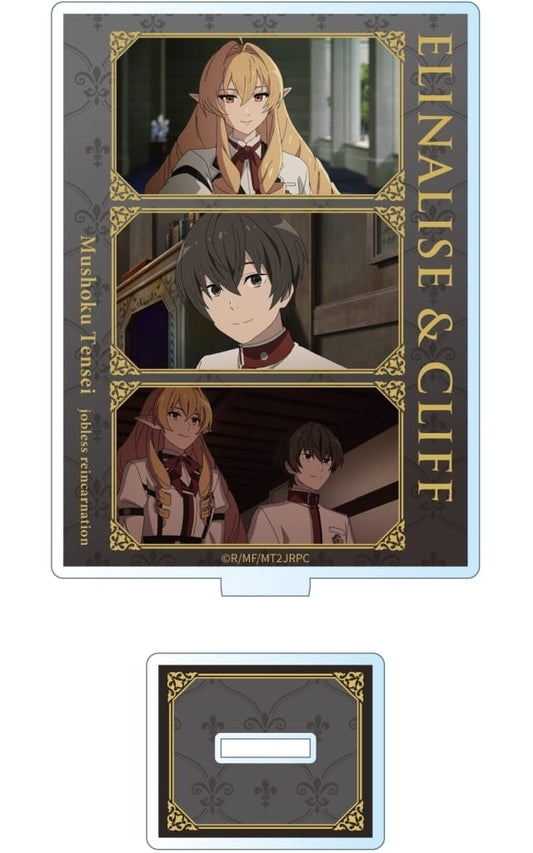 Mushoku Tensei Elinalise Dragonroad & Cliff Grimoire Scene Still Acrylic Stand
