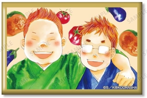 Chihayafuru Yusei Nishida Tsutomu Komano Square Can Badge Trading Cover Illustration - Arma Bianca