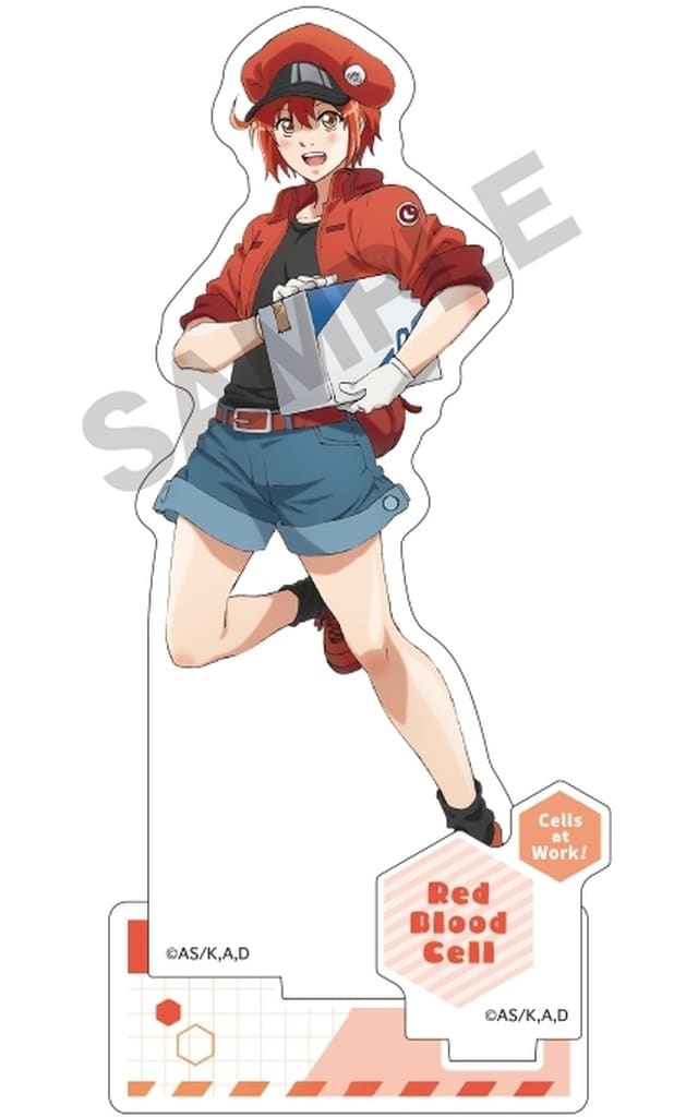 Cells at Work! Red Blood Cell Acrylic Stand Pre-owned