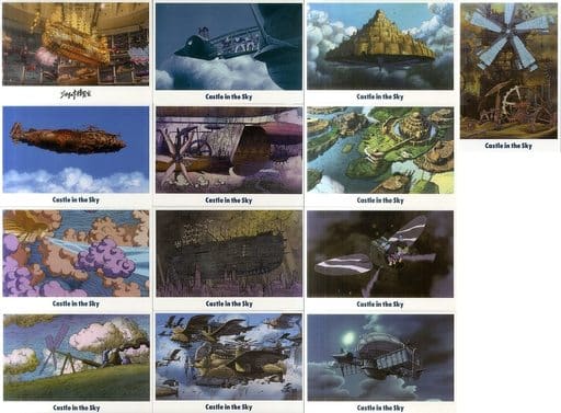Studio Ghibli Nausicaä Marnie Sky Flying Machines Exhibition Postcard Set Ghibli Great Exhibition - Movic