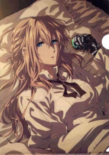 Violet Evergarden The Movie Original Goods Present Campaign 3rd Scene Photo A4 Clear File