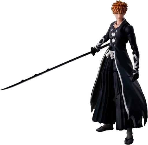 BLEACH Ichigo Kurosaki S.H.Figuarts Bankai: Tensa Zangetsu Action Figure - Bandai