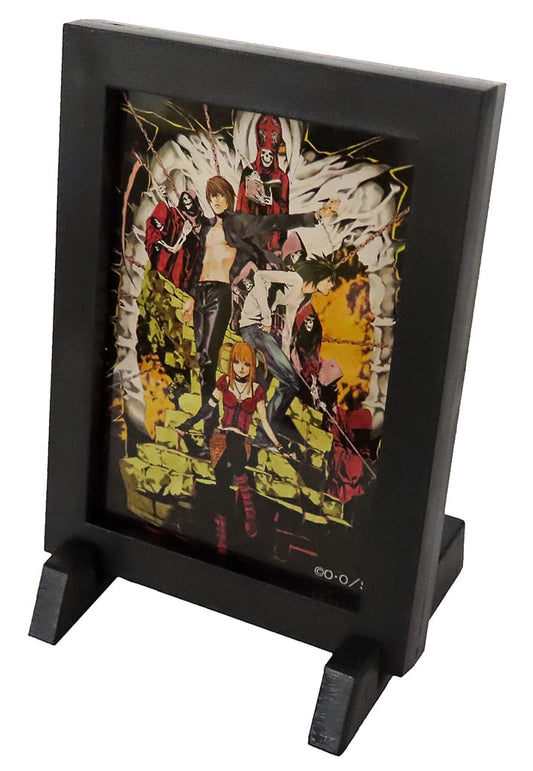 Death Note Light Yagami & L & Misa Amane Exhibition Frame Magnet Collection Set, Pre-owned, Movic