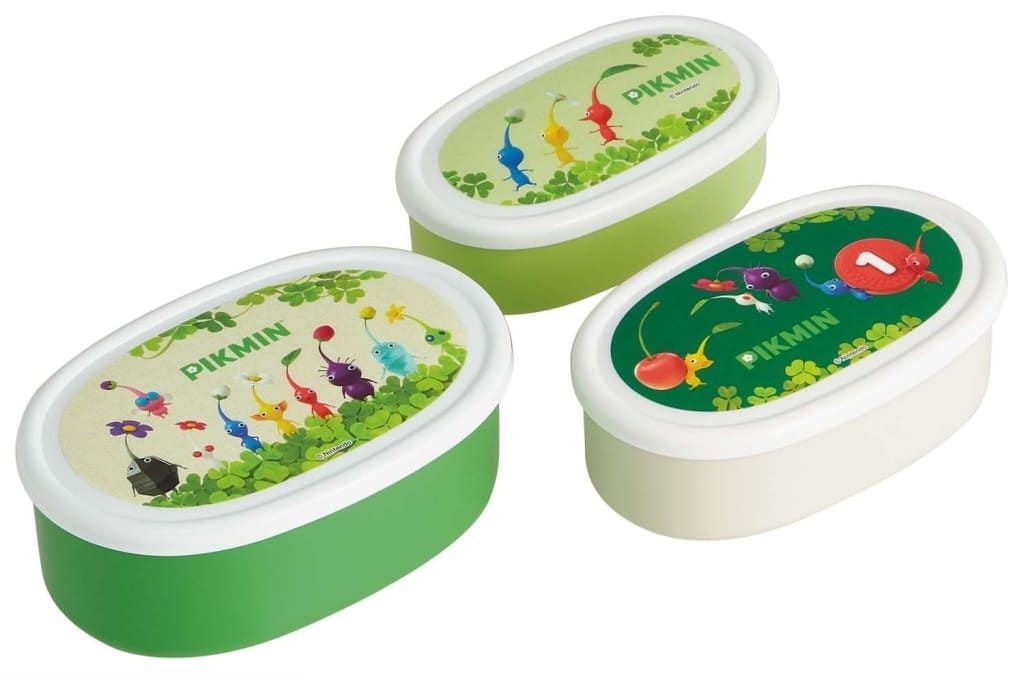 Pikmin 3-Piece Antibacterial Seal Container Set