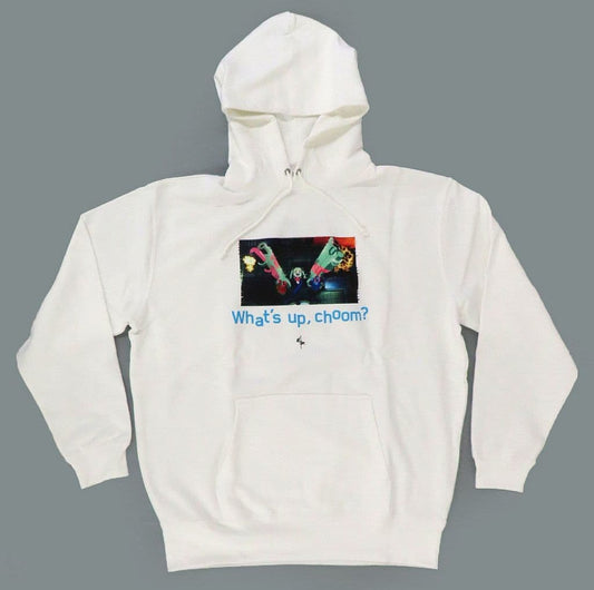 Rebecca (What's up choom?) Pullover Hoodie White LL Size Cyberpunk: Edgerunners Rebecca - Used