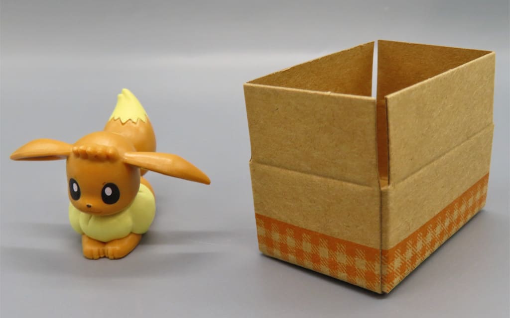 Pokémon Eevee Mascot Figure Hakodeasobo Takara Tomy Arts 4.5cm - Takara Tomy Arts