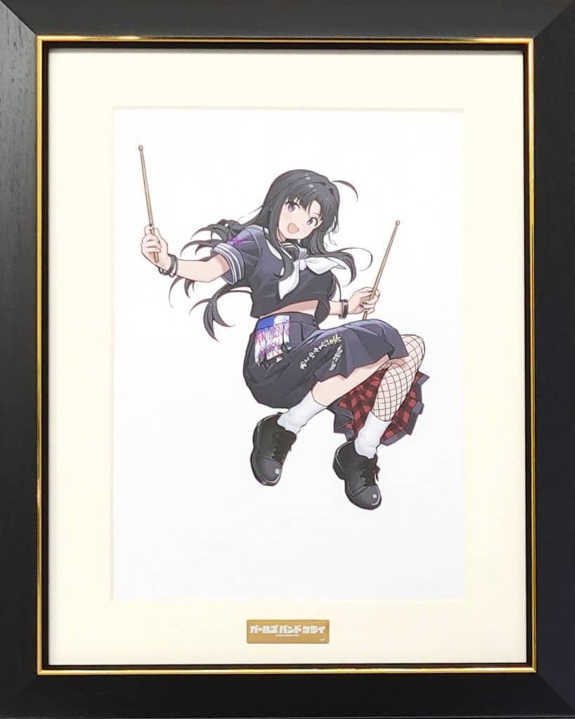 Girls Band Cry Subaru Awa Character Fine Graph Unmei no Hana Ver. A4 Framed Art Print