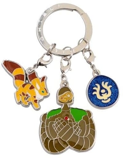 Studio Ghibli Laputa Robot Soldier 3-Ring Keychain Set Keychain - Seisen (Pre-owned)
