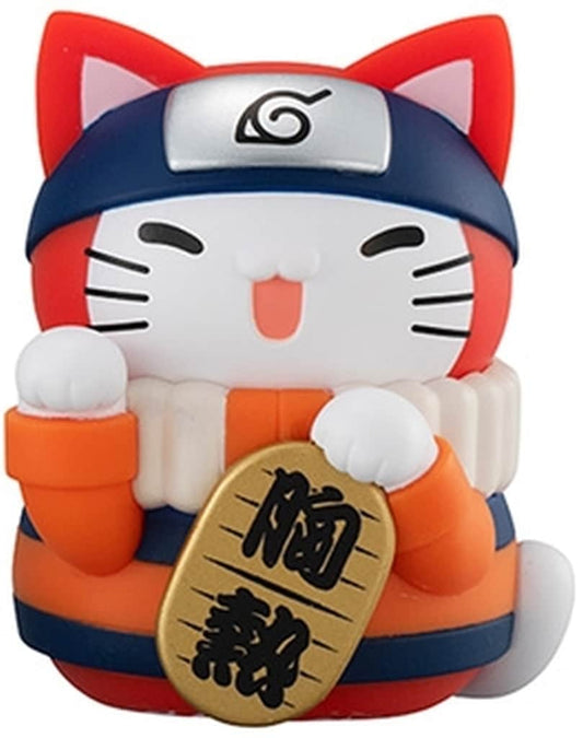 Naruto Naruto Uzumaki MEGA CAT PROJECT Nyaruto! Colorful Maneki-neko FORTUNE Figure - MegaHouse (Red)