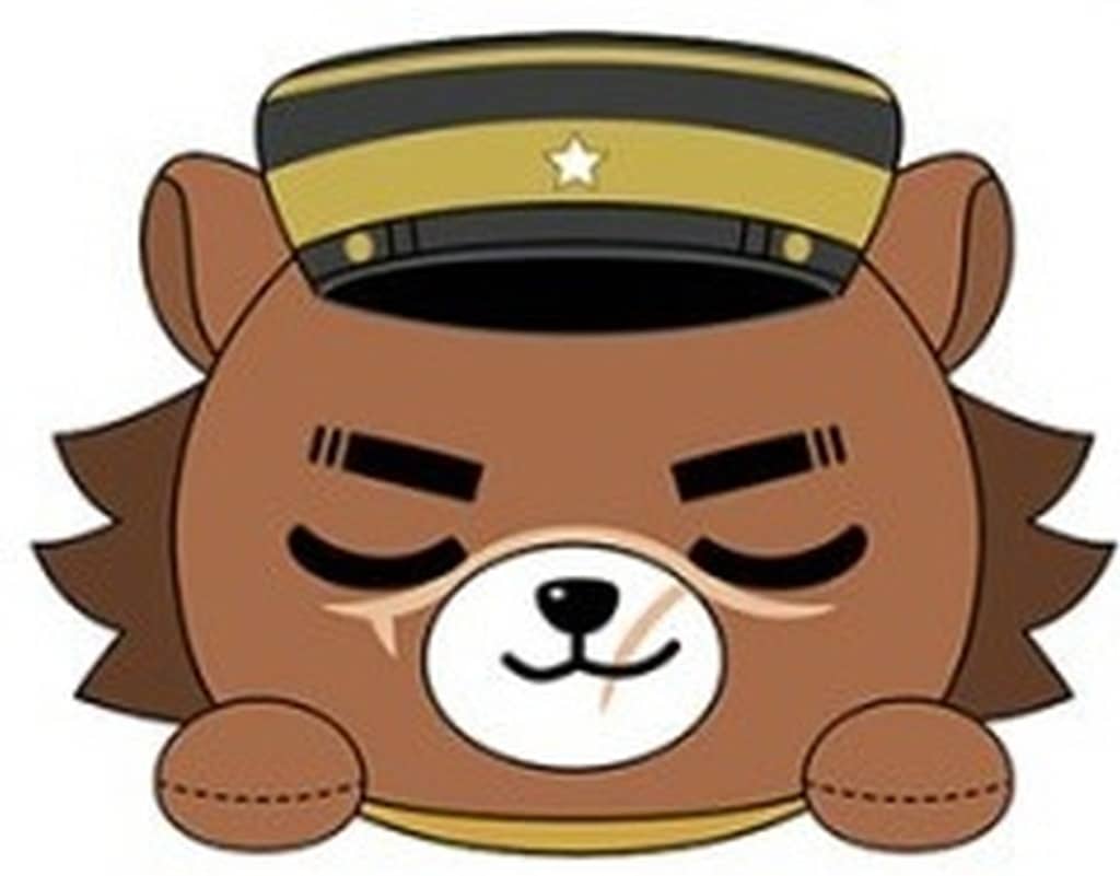 Golden Kamuy Saichi Sugimoto Animal Formis Mascot Lying Down Keychain Ensky - Ensky