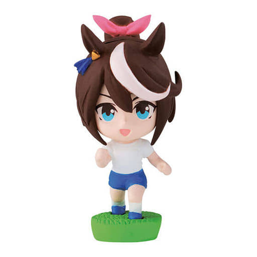 Umamusume Pretty Derby Tokai Teio Hug Kot Capsule Figure Ver. Blue Mascot - Bandai (Pre-owned)