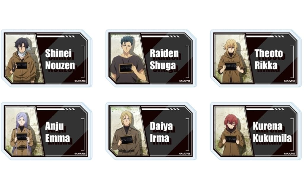 86 EIGHTY-SIX Acrylic Plate Badge 6-Piece Set - A3
