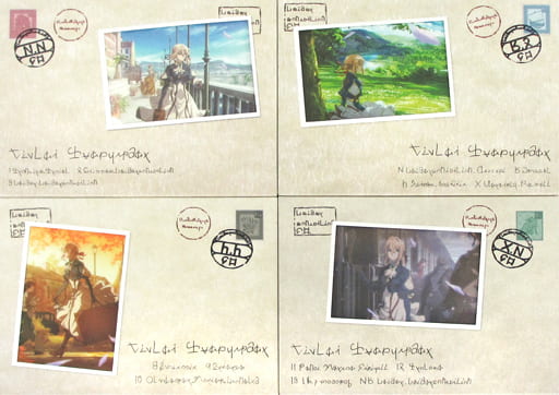 Violet Evergarden First Edition 4-Volume Anime Video Set