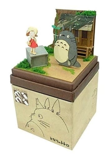 Studio Ghibli Mini My Neighbor Totoro Under the Great Camphor Tree Miniature Paper Craft Kit Totoro - Sankei (Pre-owned)