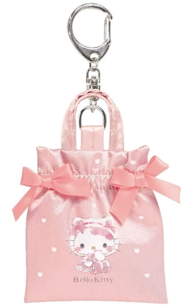Sanrio Characters Hello Kitty Ribbon Mini Bag Keychain Keychain - Kraks
