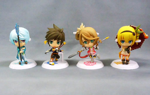 Tales of Series Sorey Alisha Diphda Mikleo Edna Chibi Kyun-Chara Set 4-Figure Set