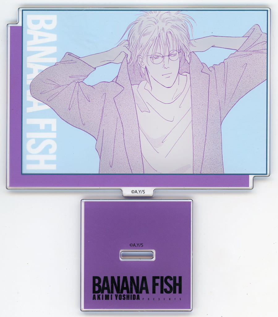 Banana Fish Ash Lynx (Purple) Acrylic Stand Lawson Loppi HMV Limited (Pre-owned)