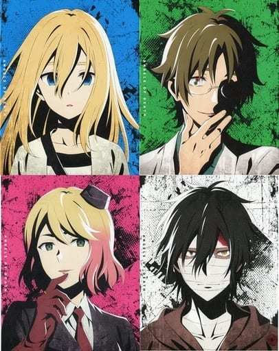 Angels of Death Complete Set of 4 Volumes (First Press) Anime Blu-ray - Pre-owned