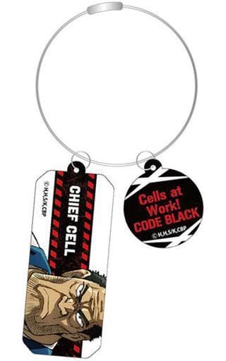 Cells at Work! Ring Acrylic Keychain Platelet Cell Black Edition (Pre-owned) - Contents Seed