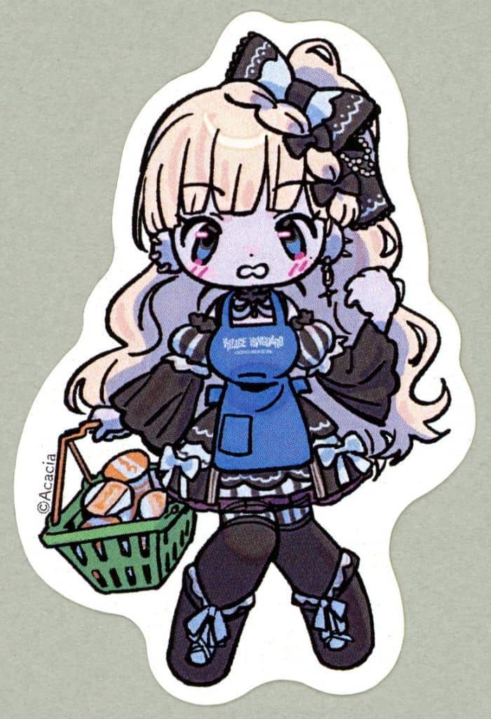 Magical Girl Witch Trials Miria Saeki Mini Character Ver. Sticker