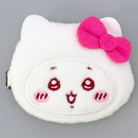 Chiikawa Hello Kitty Secret Hair Clip Chiikawa Sanrio Characters Plush Hair Accessory - Sanrio (Pre-owned)