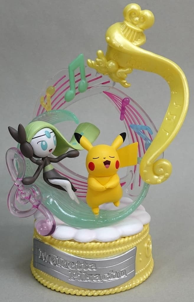 Meloetta & Pikachu Pokémon Pop Melody Figure by Re-Ment - Pre-owned