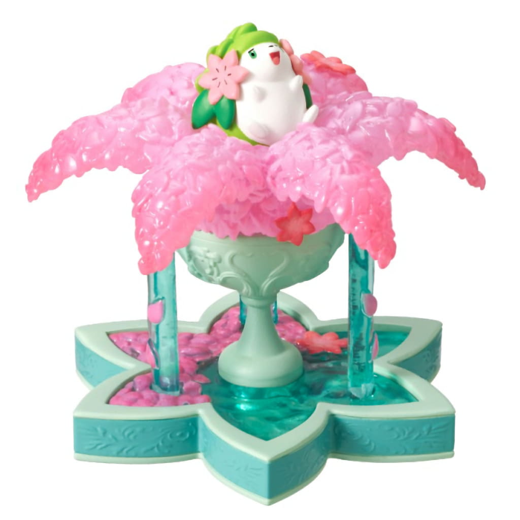 Shaymin Pokémon Shower Splash! Trading Figure Diorama - Re-Ment